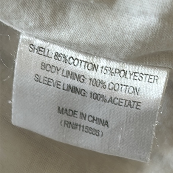 VTG Johnny Was The Melissa Blazer by 3J Workshop Lace Trim Fitted Metal Snaps - Picture 12 of 14